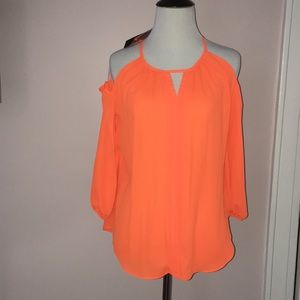 Orange  blouse for work